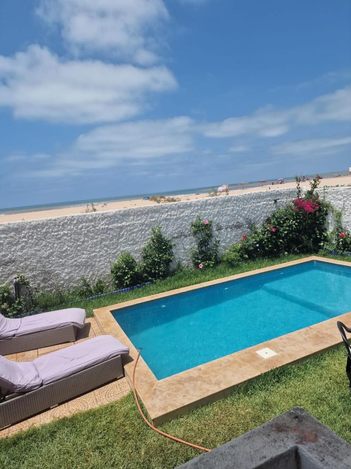 La Petite Villa Avec Piscine Pieds Dans L'Eau 시디 라할 외부 사진